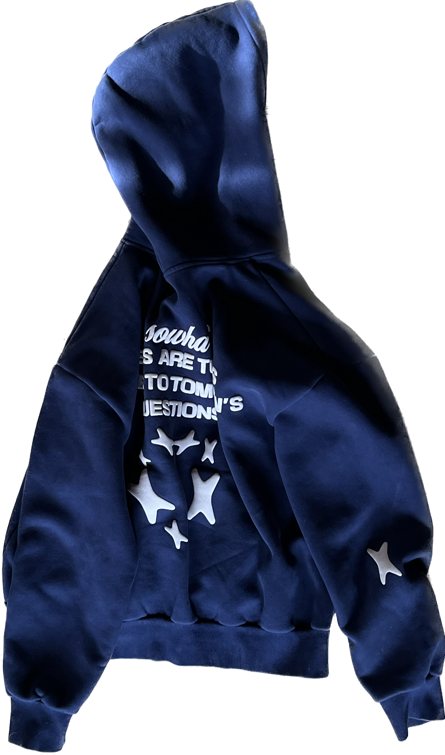 starboy hoodie - navy blue