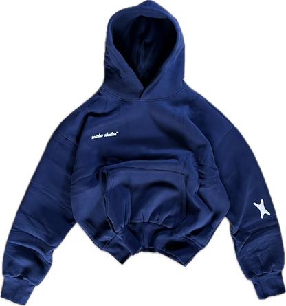 starboy hoodie - navy blue