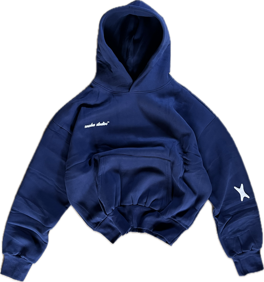 starboy hoodie - navy blue